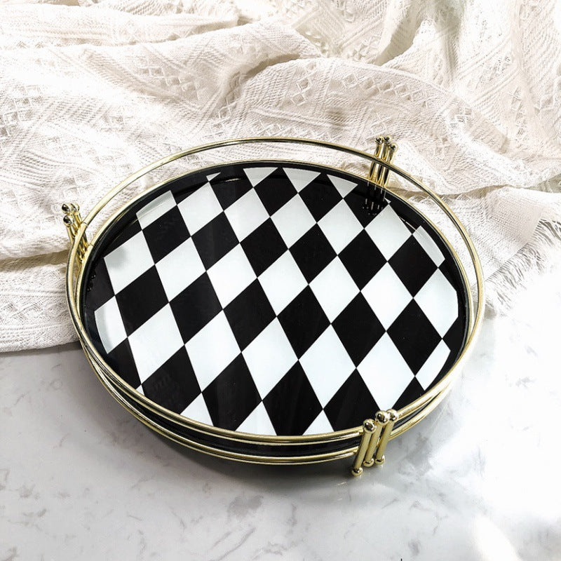 Plateau Marbre — Marble Glass Vanity & Décor Tray
