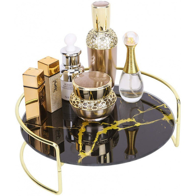 Plateau Marbre — Marble Glass Vanity & Décor Tray