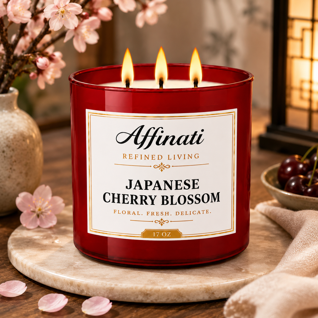 Japanese Cherry Blossom 3-Wick Candle