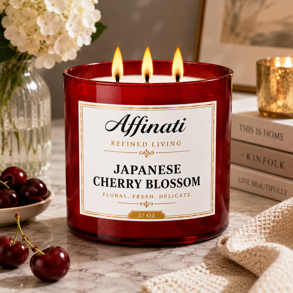 Japanese Cherry Blossom 3-Wick Candle
